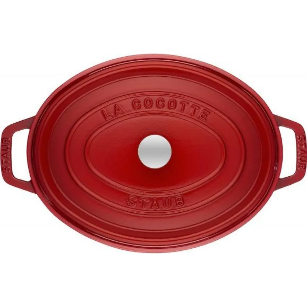 Staub - 4.2L (4.25QT) Cherry Red Oval Cocotte - LIMITED TIME PROMOTION