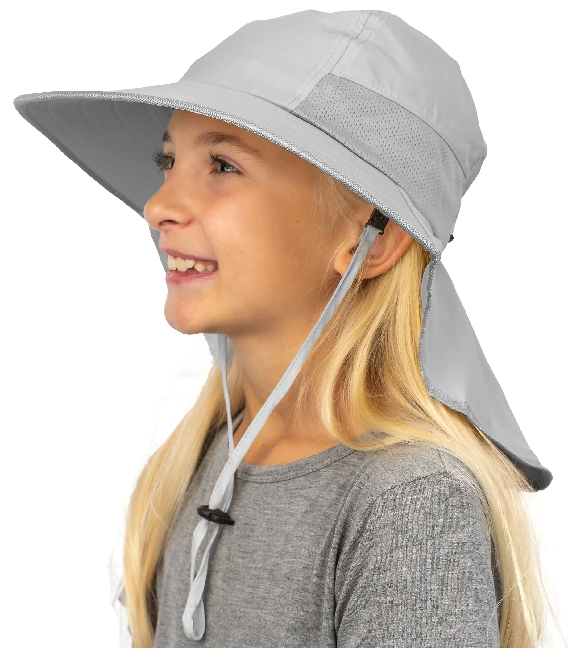 Sun Protection Hat for Kids with UPF 50  - Safety Headgear - Discoverer Series