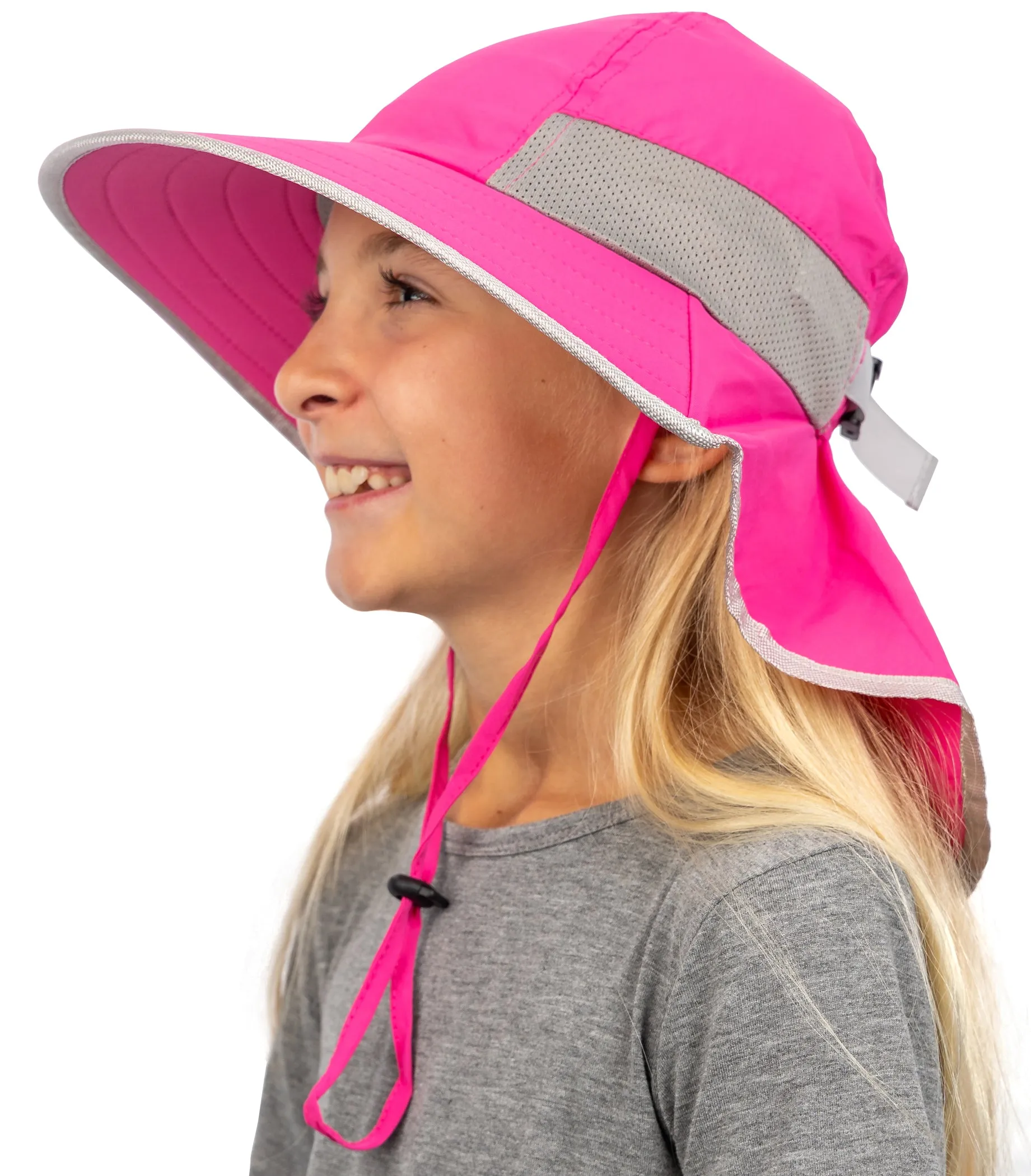 Sun Protection Hat for Kids with UPF 50  - Safety Headgear - Discoverer Series