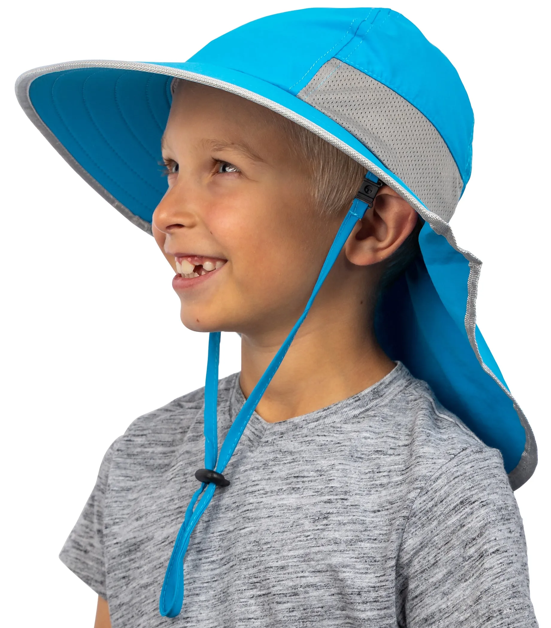 Sun Protection Hat for Kids with UPF 50  - Safety Headgear - Discoverer Series