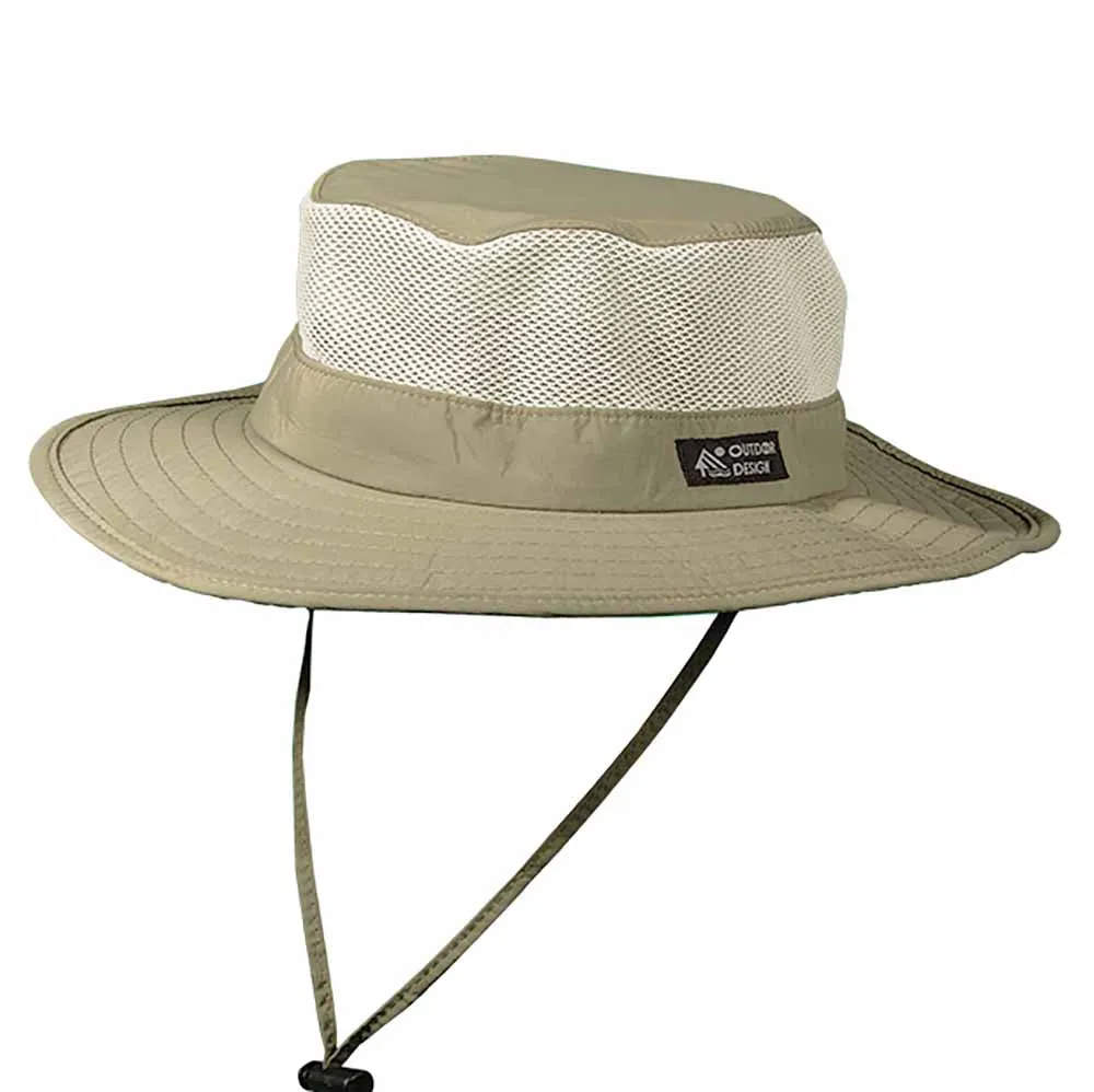 Supplex® Nylon Boonie with Chin Cord - DPC Global Hats