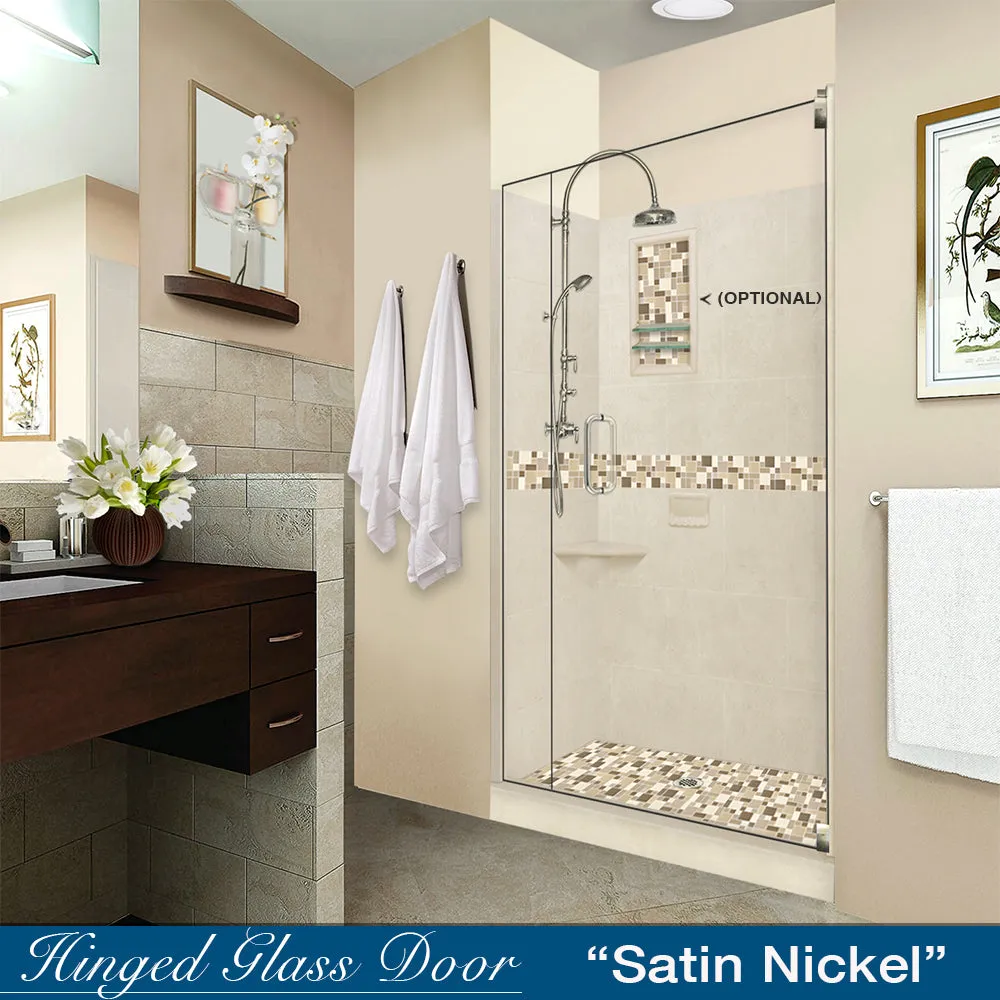 Tuscany Mosaic Desert Sand Small Alcove Shower Kit