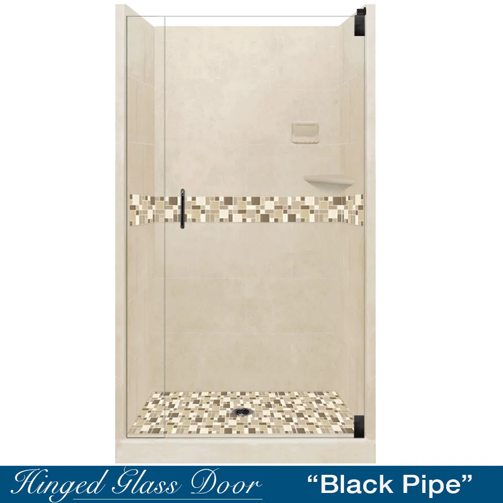 Tuscany Mosaic Desert Sand Small Alcove Shower Kit