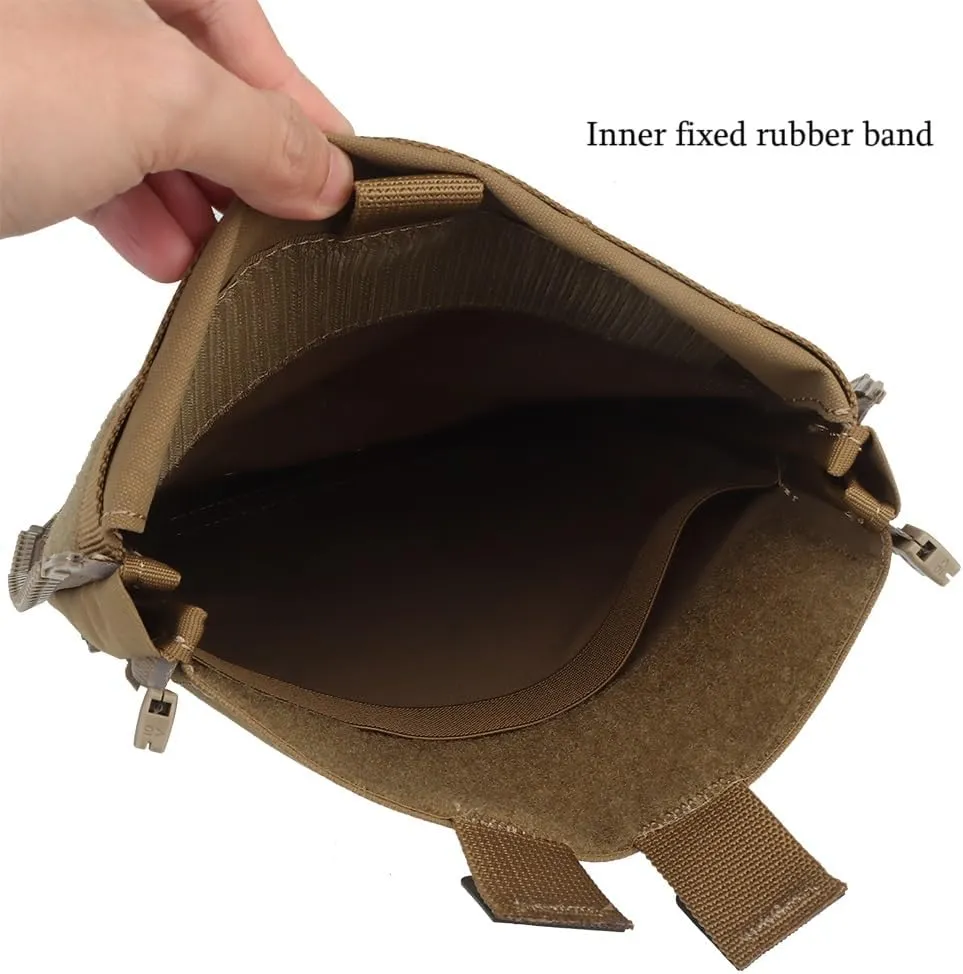 V5 PC Back Panel Water Bag,3L Water Hydration Carrier Zip On Back Panel Banger for Tactical Airsoft Vest