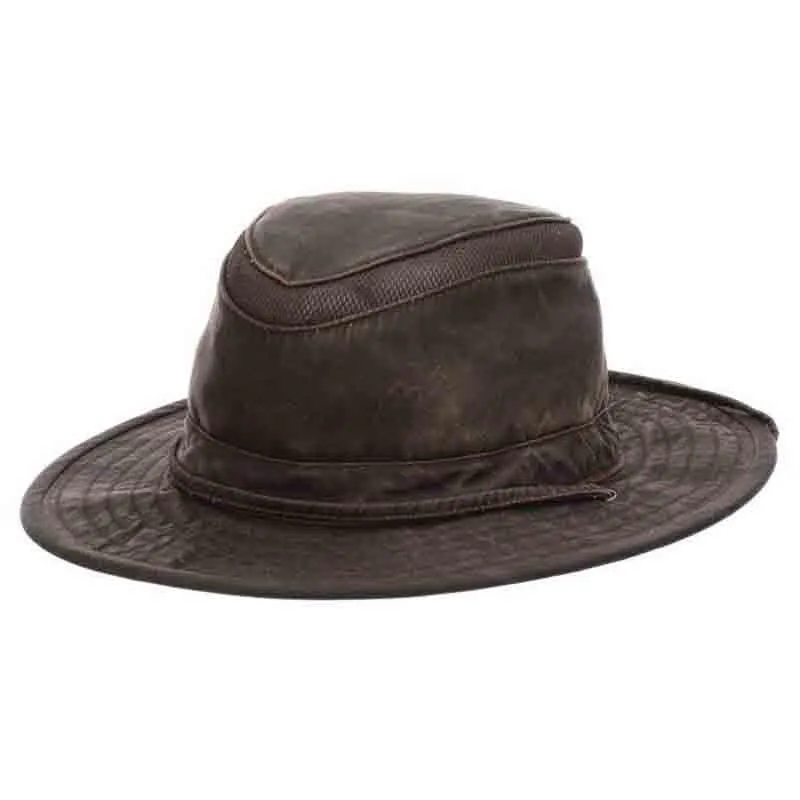 Weathered Cotton Aussie with Chin Cord  - DPC Global Hats