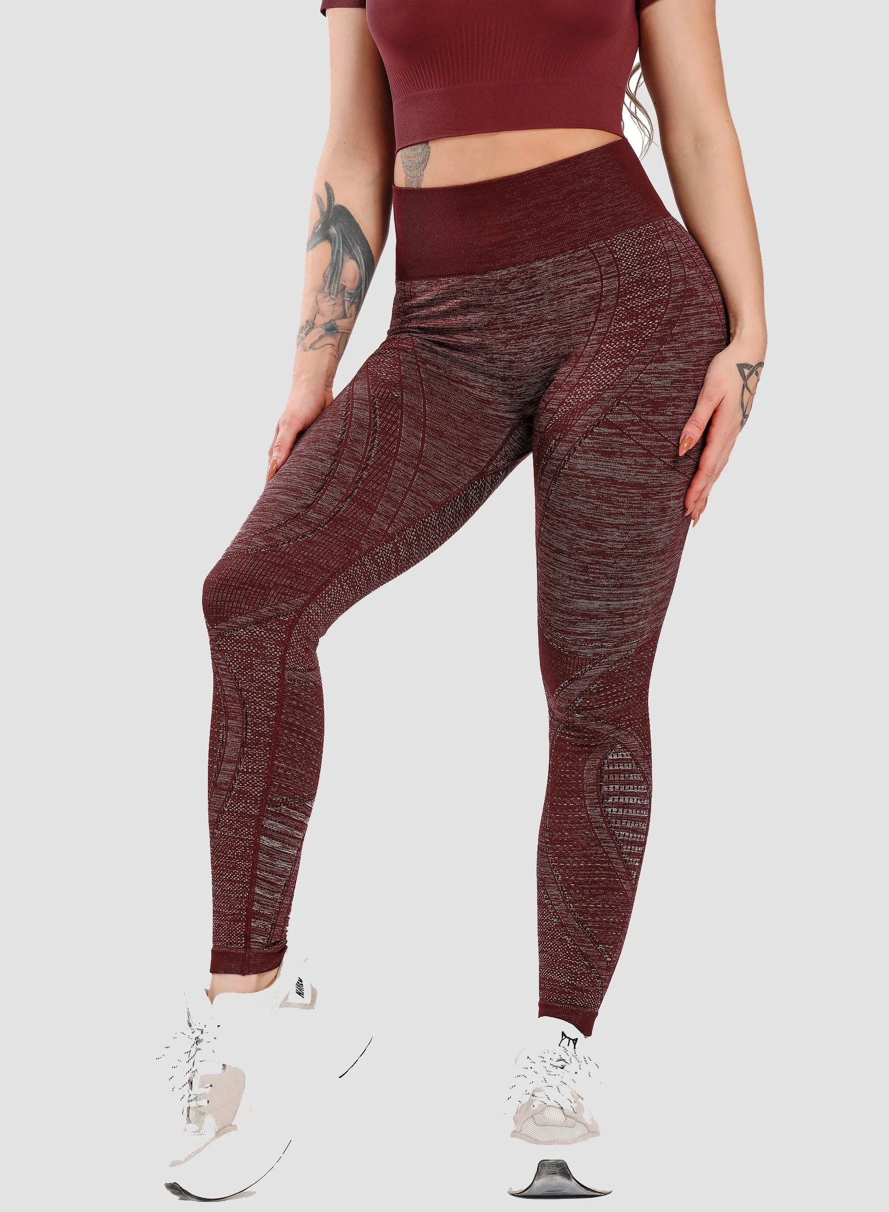 Women Breathable Seamless Sports Leggings