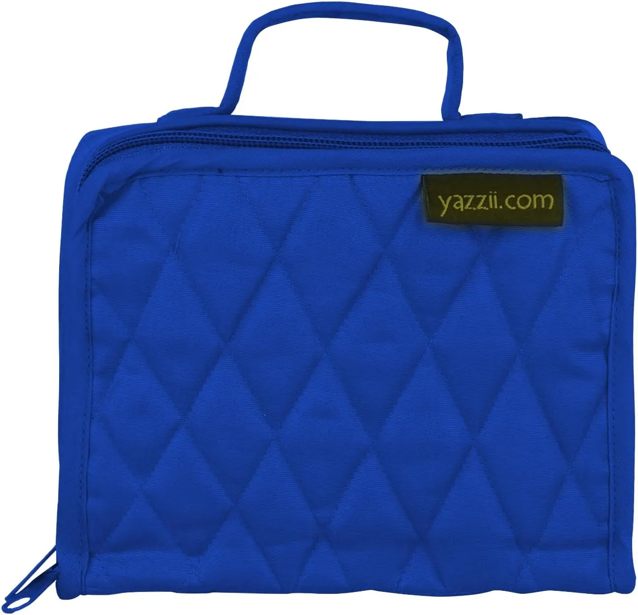 Yazzii Crafters Mini Organizer Tote Bag - Portable Storage Organizer for Crafts, Cosmetics,& Jewelry Royal Blue